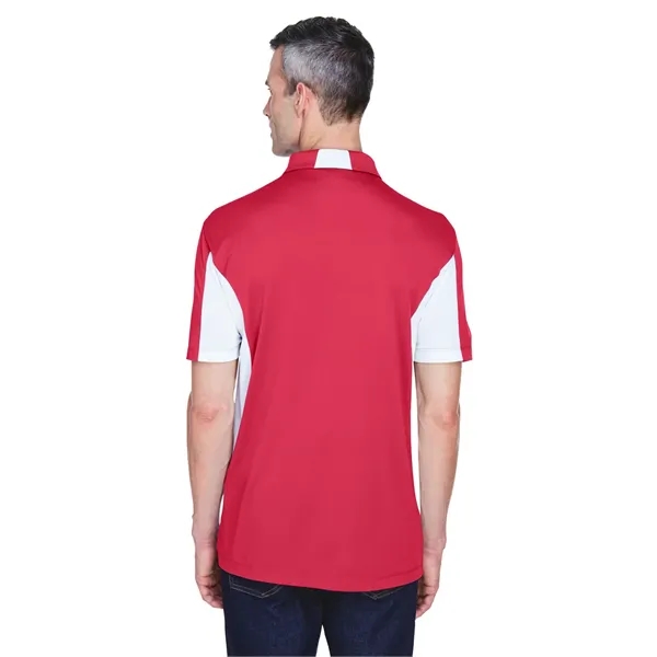 Harriton Men's Side Blocked Micro-Pique Polo - Harriton Men's Side Blocked Micro-Pique Polo - Image 5 of 8