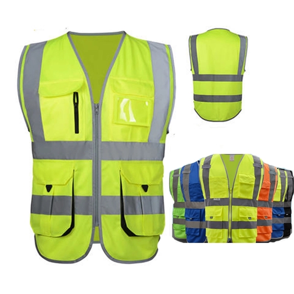 High Visibility Reflective Safety Vest Workwear - High Visibility Reflective Safety Vest Workwear - Image 0 of 0