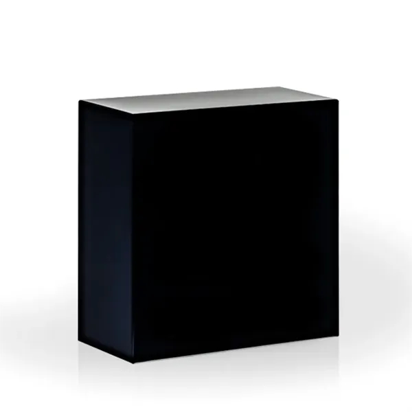 Square Crystal Paperweight - Square Crystal Paperweight - Image 3 of 3