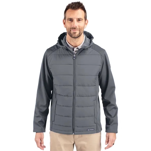 Cutter & Buck Evoke Hybrid Softshell Recycled Full Zip Me... - Cutter & Buck Evoke Hybrid Softshell Recycled Full Zip Me... - Image 18 of 19