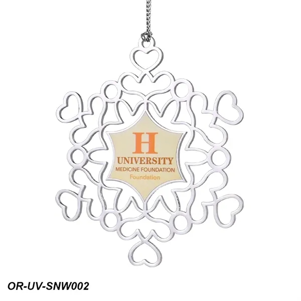Snowflake Holiday Ornament - Snowflake Holiday Ornament - Image 3 of 5