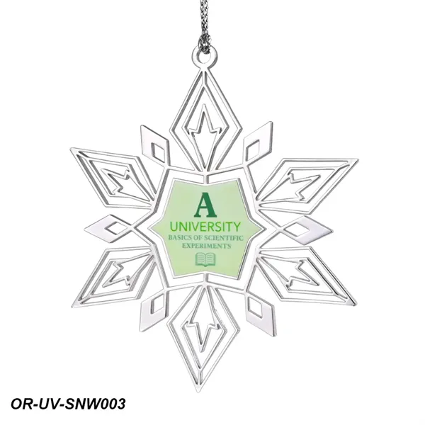 Snowflake Holiday Ornament - Snowflake Holiday Ornament - Image 5 of 5
