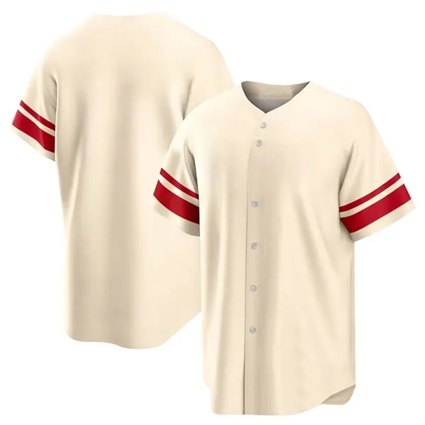 Custom Short Sleeve Baseball Jersey for Men - Custom Short Sleeve Baseball Jersey for Men - Image 1 of 6