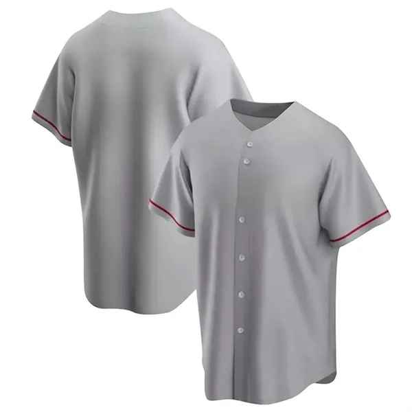 Custom Short Sleeve Baseball Jersey for Men - Custom Short Sleeve Baseball Jersey for Men - Image 2 of 6