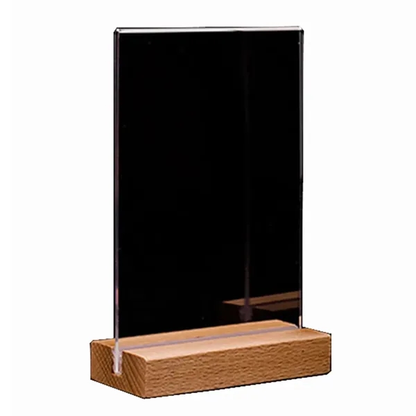 Acrylic Display Stand Solid Wood - Acrylic Display Stand Solid Wood - Image 0 of 6