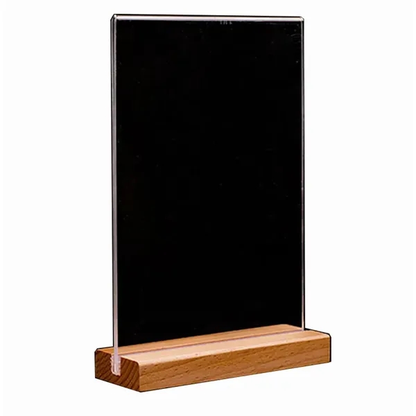 Acrylic Display Stand Solid Wood - Acrylic Display Stand Solid Wood - Image 1 of 6