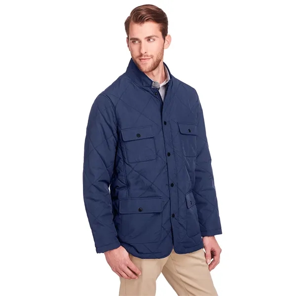 UltraClub Men's Dawson Quilted Hacking Jacket - UltraClub Men's Dawson Quilted Hacking Jacket - Image 14 of 17