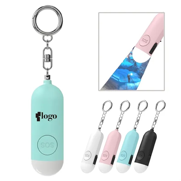 130Db Rechargeable Safesound Security Alarm Keychain - 130Db Rechargeable Safesound Security Alarm Keychain - Image 0 of 3