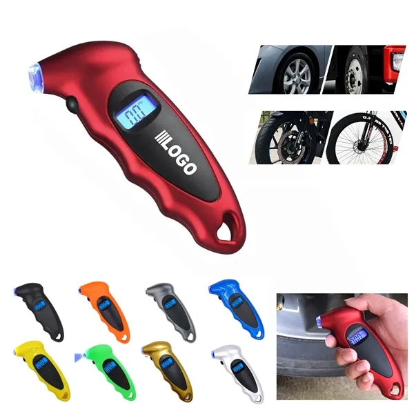 Digital Tire Gauge Pressure Backlight Car Accessories - Digital Tire Gauge Pressure Backlight Car Accessories - Image 0 of 1