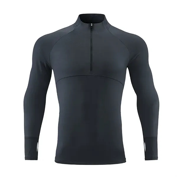 Sublimation Quarter Zipper Sweatshirt - Sublimation Quarter Zipper Sweatshirt - Image 6 of 6