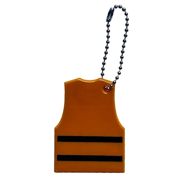 Creative PVC Reflective Vest Keychain - Creative PVC Reflective Vest Keychain - Image 3 of 8