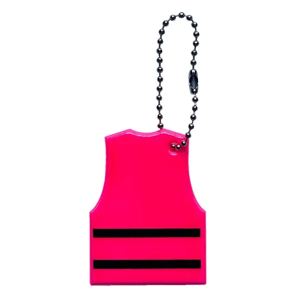 Creative PVC Reflective Vest Keychain - Creative PVC Reflective Vest Keychain - Image 4 of 8