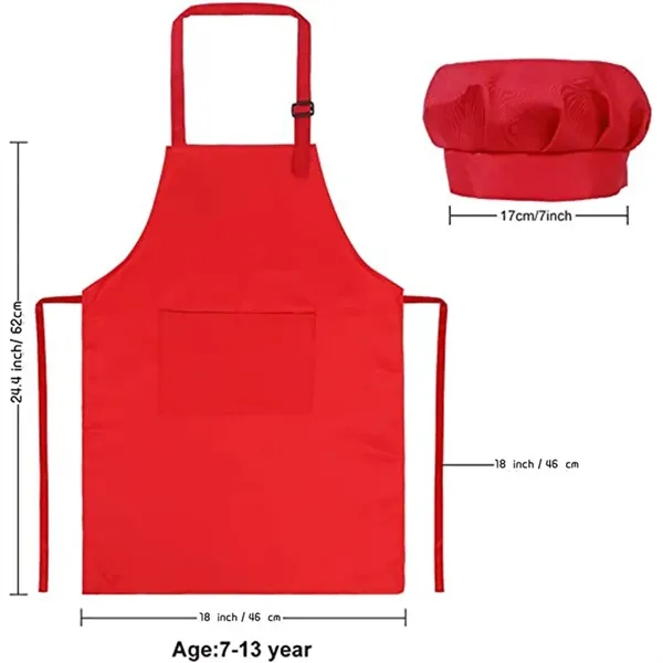 Unisex Kids Child Kitchen Apron Chef Cooking Baking Painting - Unisex Kids Child Kitchen Apron Chef Cooking Baking Painting - Image 1 of 3