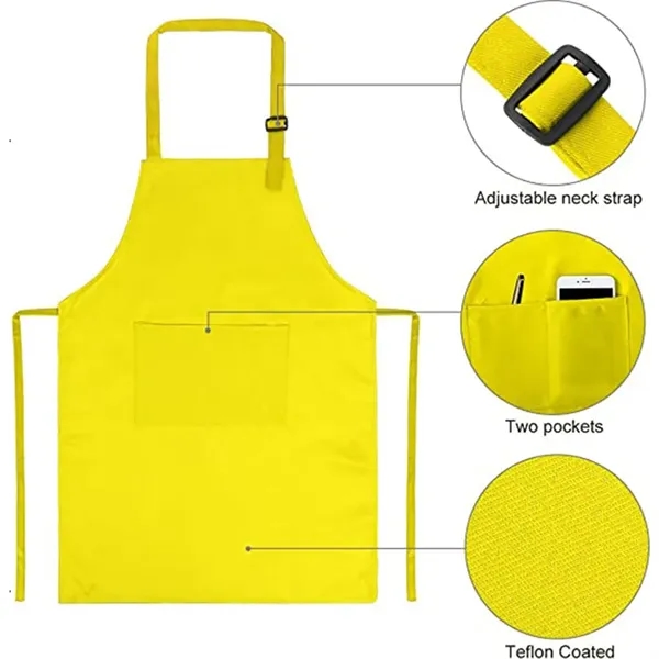 Unisex Kids Child Kitchen Apron Chef Cooking Baking Painting - Unisex Kids Child Kitchen Apron Chef Cooking Baking Painting - Image 2 of 3
