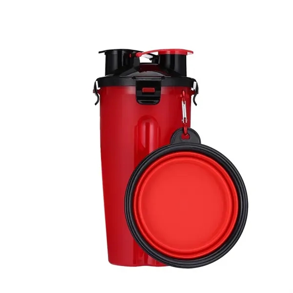 Outdoor Pet Food Water Cup Set With Bowl - Outdoor Pet Food Water Cup Set With Bowl - Image 2 of 7