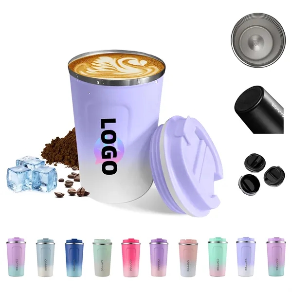17OZ Stainless Steel Vacuum Thermos Coffee Tumblers - 17OZ Stainless Steel Vacuum Thermos Coffee Tumblers - Image 0 of 9