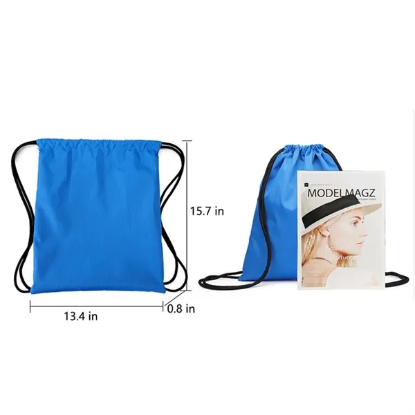 Nylon Drawstring Backpack - Nylon Drawstring Backpack - Image 1 of 5