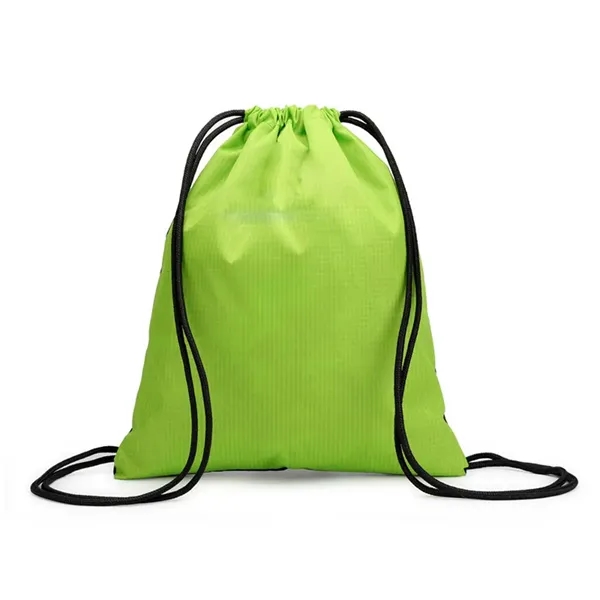 Nylon Drawstring Backpack - Nylon Drawstring Backpack - Image 2 of 5