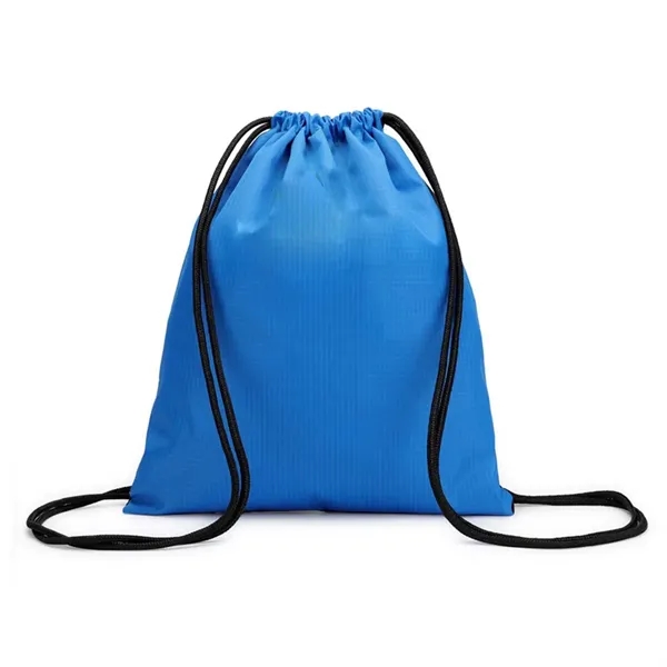 Nylon Drawstring Backpack - Nylon Drawstring Backpack - Image 3 of 5