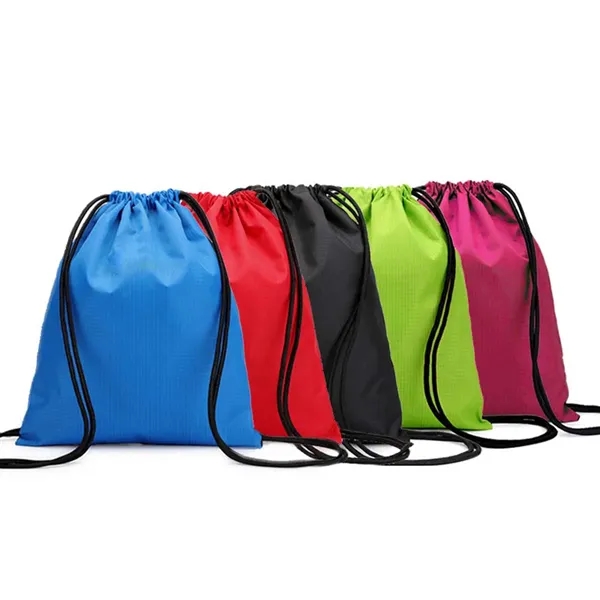 Nylon Drawstring Backpack - Nylon Drawstring Backpack - Image 5 of 5