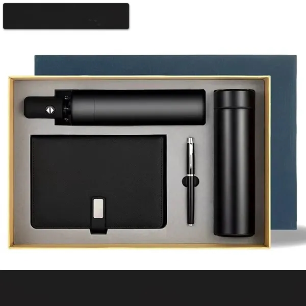 Executive Gift Set Notebook, Pen, Insulated Thermos & Comp - Executive Gift Set Notebook, Pen, Insulated Thermos & Comp - Image 0 of 2