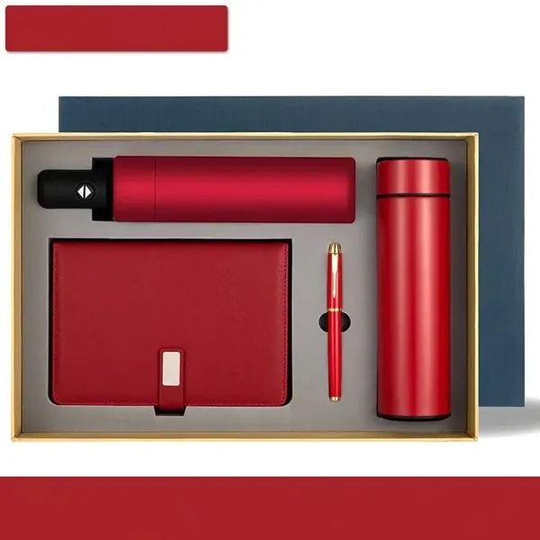 Executive Gift Set Notebook, Pen, Insulated Thermos & Comp - Executive Gift Set Notebook, Pen, Insulated Thermos & Comp - Image 1 of 2