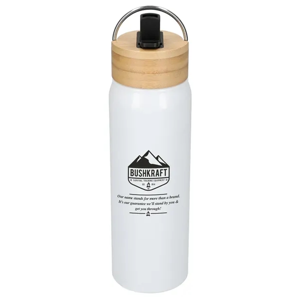 Billy 26oz ECO Aluminum Bottle w/ FSC® Bamboo Lid - Billy 26oz ECO Aluminum Bottle w/ FSC® Bamboo Lid - Image 1 of 1