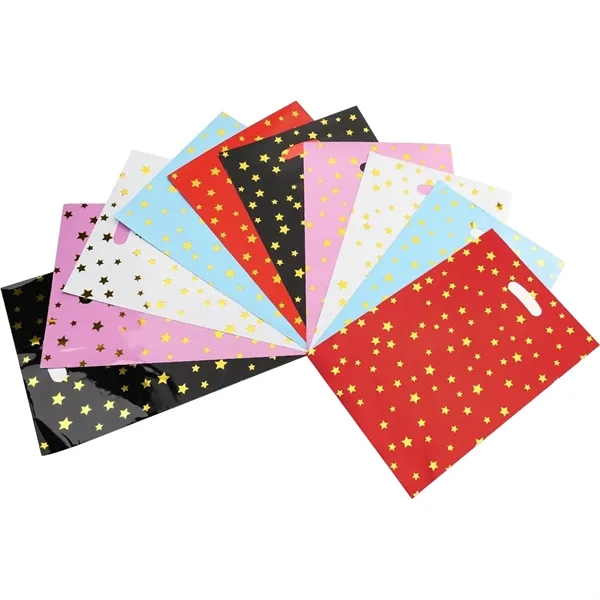 Plastic party candy bags with sparkling stars - Plastic party candy bags with sparkling stars - Image 3 of 8