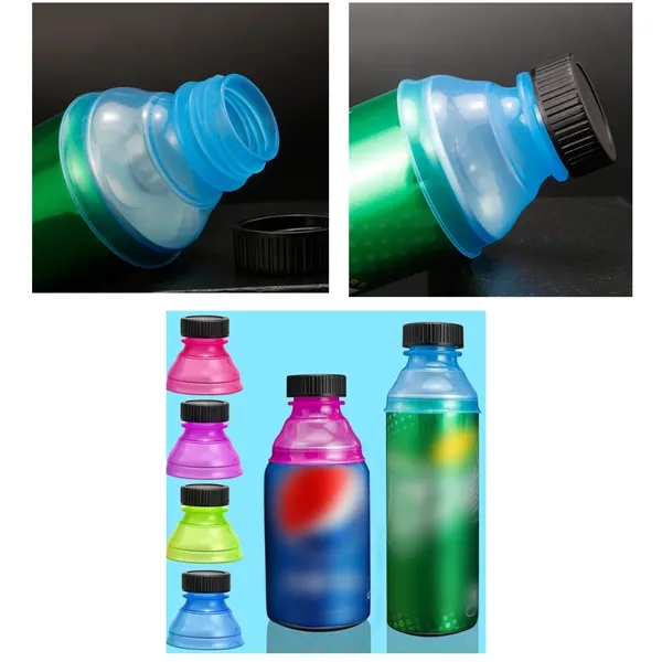 Reusable Bottle Fizz Lid Caps - Reusable Bottle Fizz Lid Caps - Image 2 of 2