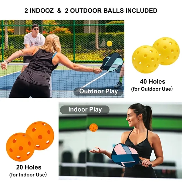 Pickleball Paddles Set of 2 - Pickleball Paddles Set of 2 - Image 3 of 3