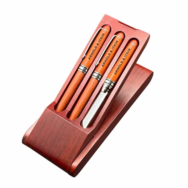 Premade WB07R Wooden Pen Set - Terrific Timber-1C - Premade WB07R Wooden Pen Set - Terrific Timber-1C - Image 0 of 6