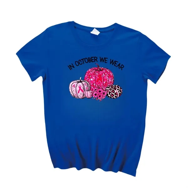 Fall Breast Cancer Awareness T-Shirt - Fall Breast Cancer Awareness T-Shirt - Image 2 of 5