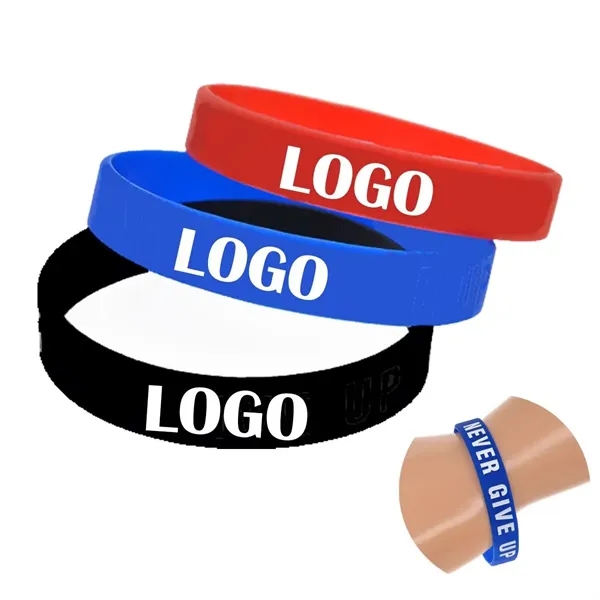 Custom Printed Silicone Wristbands - Custom Printed Silicone Wristbands - Image 0 of 1