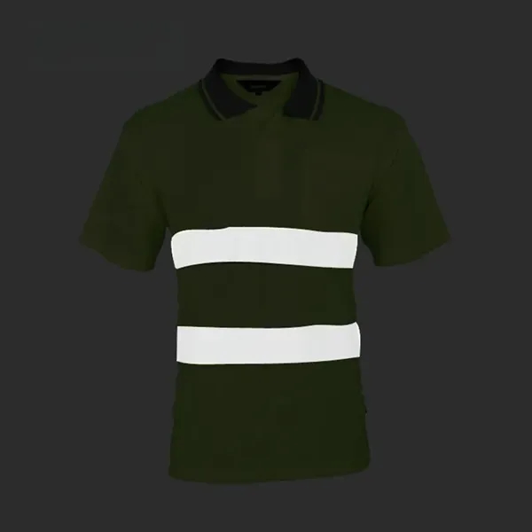 High Visibility Reflective Polo Shirt - High Visibility Reflective Polo Shirt - Image 4 of 8