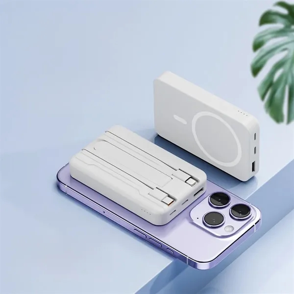 Portable Wireless Foldable Charger Power Bank For Phone - Portable Wireless Foldable Charger Power Bank For Phone - Image 3 of 4
