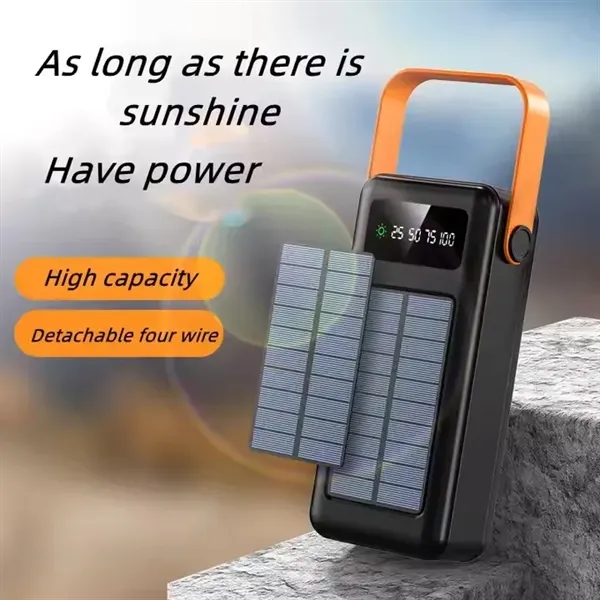 50,000mAh Solar Charger Power Bank - 50,000mAh Solar Charger Power Bank - Image 1 of 5