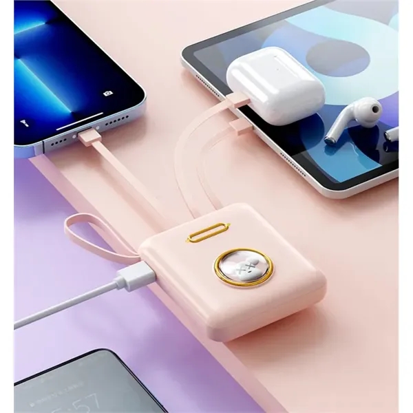 Cute Mini Portable Charger 6000mAh Power Bank - Cute Mini Portable Charger 6000mAh Power Bank - Image 1 of 5