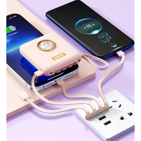 Cute Mini Portable Charger 6000mAh Power Bank - Cute Mini Portable Charger 6000mAh Power Bank - Image 2 of 5