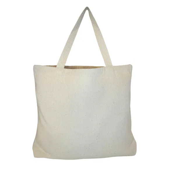 Medium Weight Canvas Tote Bag with Self Handles - Medium Weight Canvas Tote Bag with Self Handles - Image 1 of 8