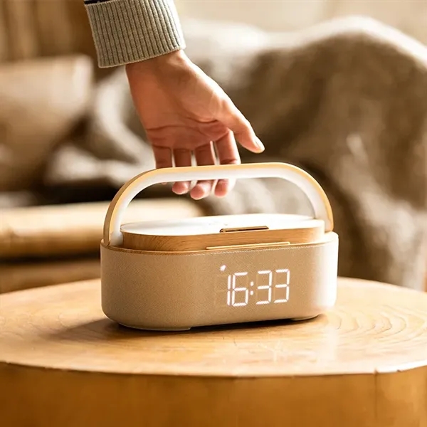 Alarm Clock With Wireless Charging - Alarm Clock With Wireless Charging - Image 1 of 1