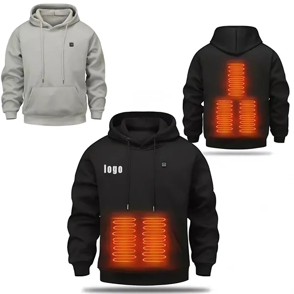 Heated Hoodie Sweatshirts - Heated Hoodie Sweatshirts - Image 0 of 5