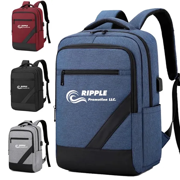 30L Waterproof Business Men'S Retro Office Laptop Backpack - 30L Waterproof Business Men'S Retro Office Laptop Backpack - Image 0 of 4