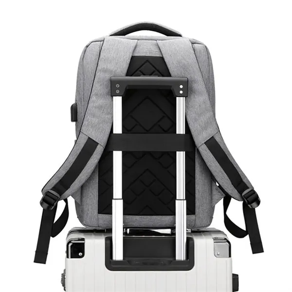 30L Waterproof Business Men'S Retro Office Laptop Backpack - 30L Waterproof Business Men'S Retro Office Laptop Backpack - Image 2 of 4