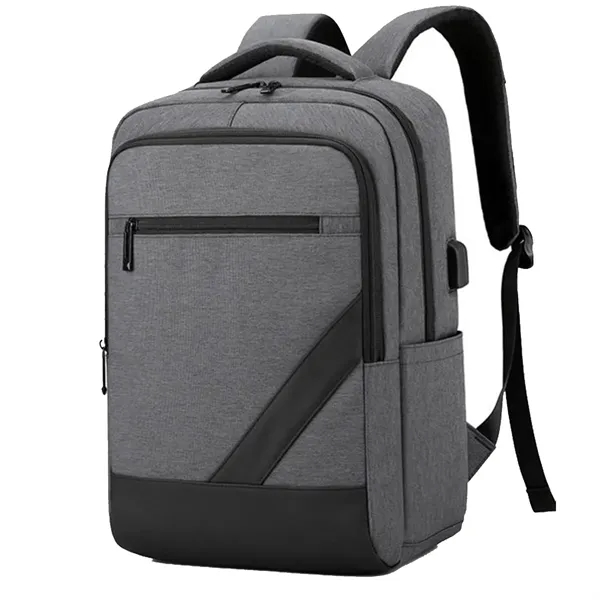 30L Waterproof Business Men'S Retro Office Laptop Backpack - 30L Waterproof Business Men'S Retro Office Laptop Backpack - Image 4 of 4