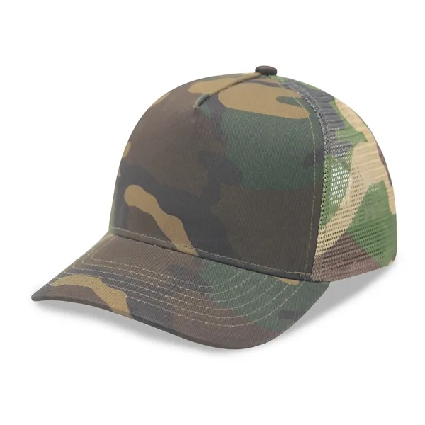 Premium 5 Panels Trucker Cap - Premium 5 Panels Trucker Cap - Image 22 of 30