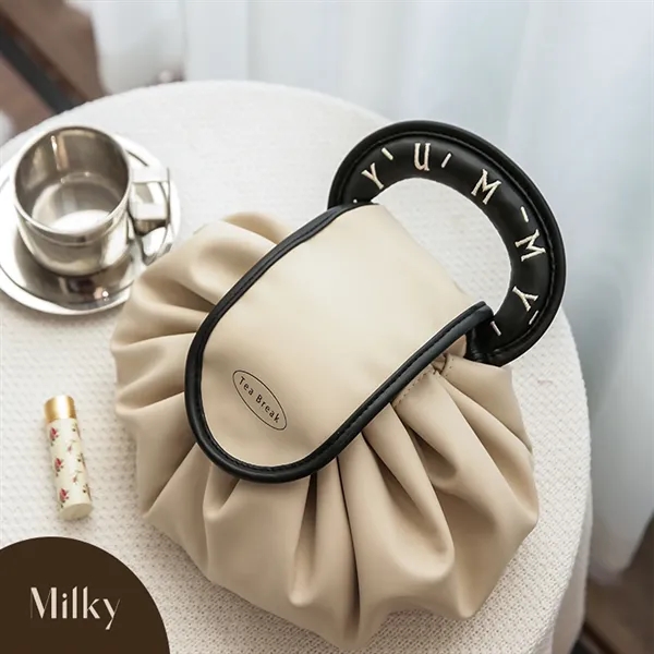 Travel Drawstring Cosmetic Bag Organizer - Travel Drawstring Cosmetic Bag Organizer - Image 3 of 5