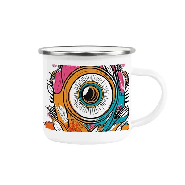 12 oz. Fine Stainless Steel Enamel Cup - 12 oz. Fine Stainless Steel Enamel Cup - Image 1 of 2