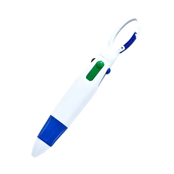 Quad-color Carabiner Pen - Quad-color Carabiner Pen - Image 2 of 7