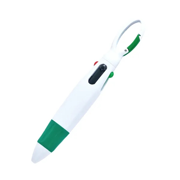 Quad-color Carabiner Pen - Quad-color Carabiner Pen - Image 5 of 7