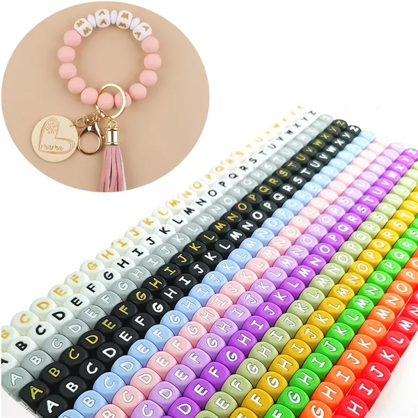 Silicone Letter Beads - Silicone Letter Beads - Image 0 of 4